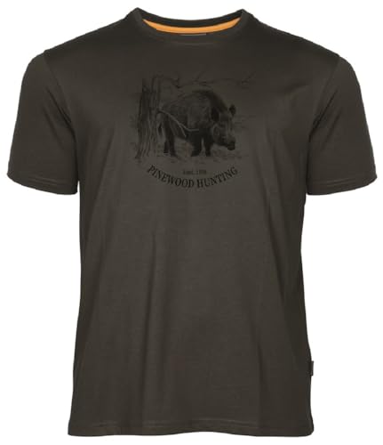 Pinewood 5451 Wildschwein T-Shirt Suede Brown (241) XXXXL von Pinewood