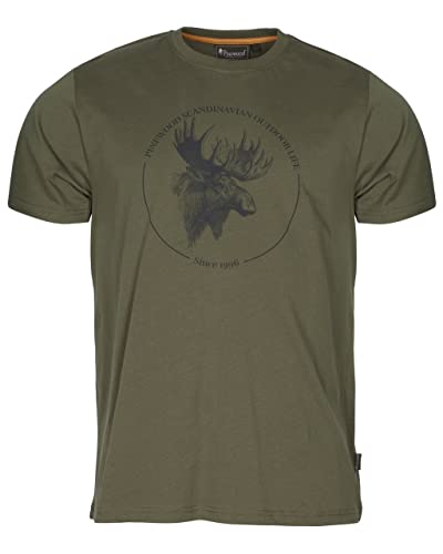 Pinewood 5519 Moose T-Shirt Olive (107) L von Pinewood