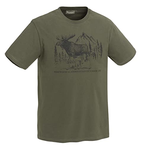 Pinewood 5571 Moose T-Shirt Green (100) S von Pinewood