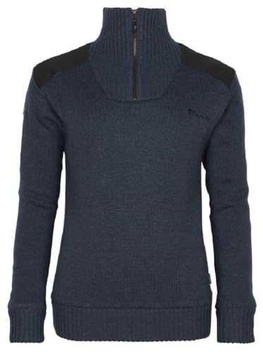 Pinewood 9349 Hurricane Damen Pullover D.Navy Melange (378) M von Pinewood