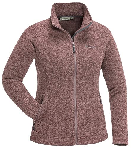 Pinewood 9372 Gabriella Damen Strick Fleecejacke Maron Rose Melange (800) (M, Rose Melange) von Pinewood