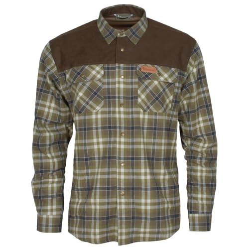 Pinewood 9436 Douglas Hemd H. Olive/L. Khaki (744) 4XL von Pinewood