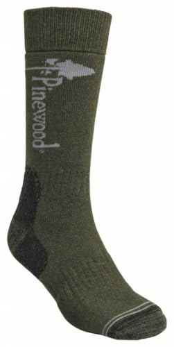 Pinewood 9501 Socken Strümpfe Oliv Meliert 43/45 von Pinewood