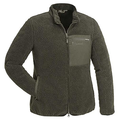 Pinewood Damen Faserpelzjacke Dunkelgrün S von Pinewood