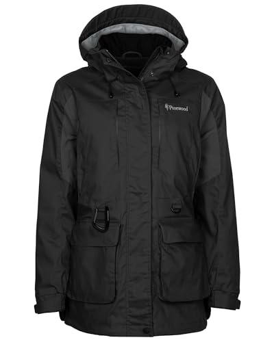 Pinewood Damen Hundesport Trainer Jacke - Outdoor Jacken für Damen - funktionell ausgestattete Jacke mit vielen Taschen und Platz für Hundetraining Zubehör - winddicht und wasserabweisend von Pinewood