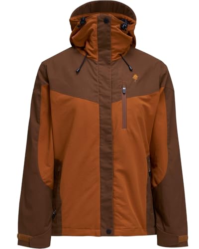 Pinewood Damen Jacke Finnveden Hybrid Extreme Fudge/Nougat, XL von Pinewood