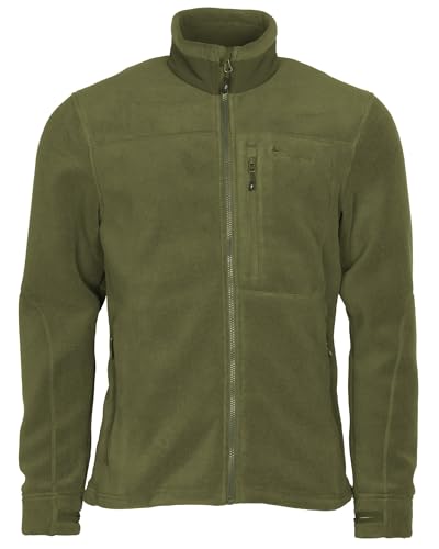 Pinewood Fleecejacke Herren Grün (M) - Fleecejacke Herren Outdoor aus 100% übergebliebenen Stoffen - Fleecejacken Herren für die Jagd und den Hundesport - Fleecejacke Herren Jagd zum Trekking von Pinewood