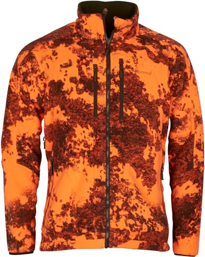 Pinewood Furudal Reversible Camou Fleece für Herren. Zum Wandern, Trekking, Jagd, Hundesport und vielen Outdoor-Aktivitäten (JAGD BRAUN/STRATA BLAZE, L) von Pinewood