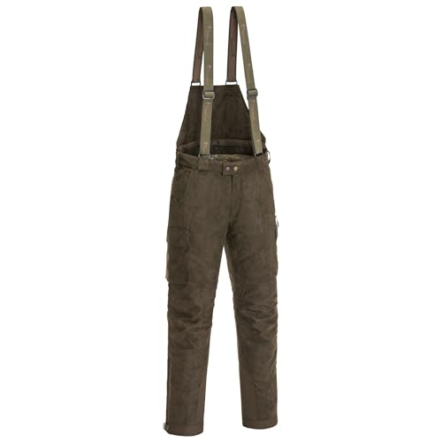 Pinewood Herren Abisko Småland 2.0 Jagd Hose - Outdoor Hose Herren - komfortable, gefütterte und praktische Hose für die Jagd und das Ansitzen - mit abnehmbaren Hosenträgern und Rückenpartie von Pinewood