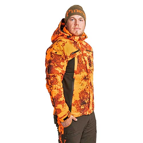 Pinewood Herren Hunter Pro Xtrem 2.0 Camou Jacke - Jagdjacke Herren - wind- und wasserdicht, atmungsaktiv und bequem mit praktischen Taschen und einem innovativem Tragesystem von Pinewood