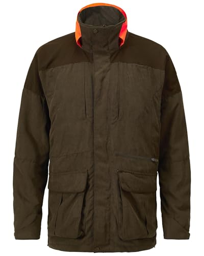 Pinewood Herren Småland Hunters Jacke - Jagdjacke Herren - wind- und wasserdicht mit vielen praktischen Taschen für Jagdzubehör, atmungsaktiv und mit verstellbarer Passform von Pinewood
