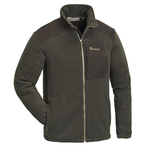 Pinewood Herren Wildmark Membran Fleece Jacke - Herren Fleecejacke - wind- und wasserdicht mit praktischen Taschen und verstellbarem Saum, langlebig und pflegeleicht von Pinewood