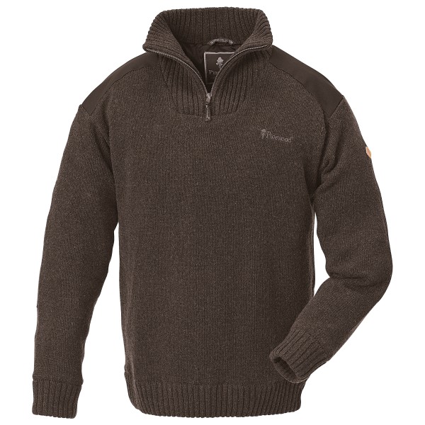 Pinewood - Hurricane Sweater - Wollpullover Gr L braun von Pinewood
