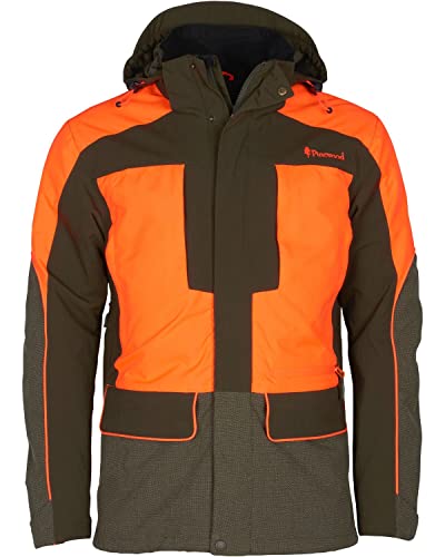 Pinewood Jacke Thorn Resistant Mossgreen/Orange L von Pinewood