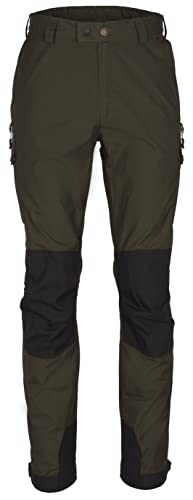 Pinewood Lappland 2.0 Hose für Herren für Outdooraktivitäten wie Wandern, Trekking, Hundesport, Jagd (C50, 153 MossGreen/Black) von Pinewood