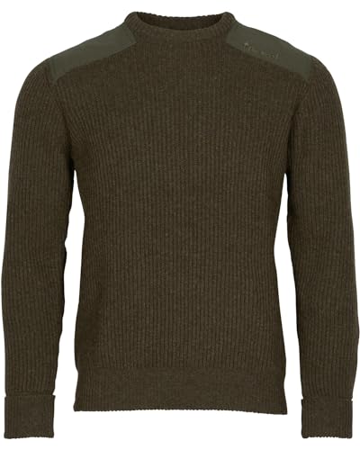 Pinewood Rundhalspullover Lappland Rough Moss Green, 3XL von Pinewood