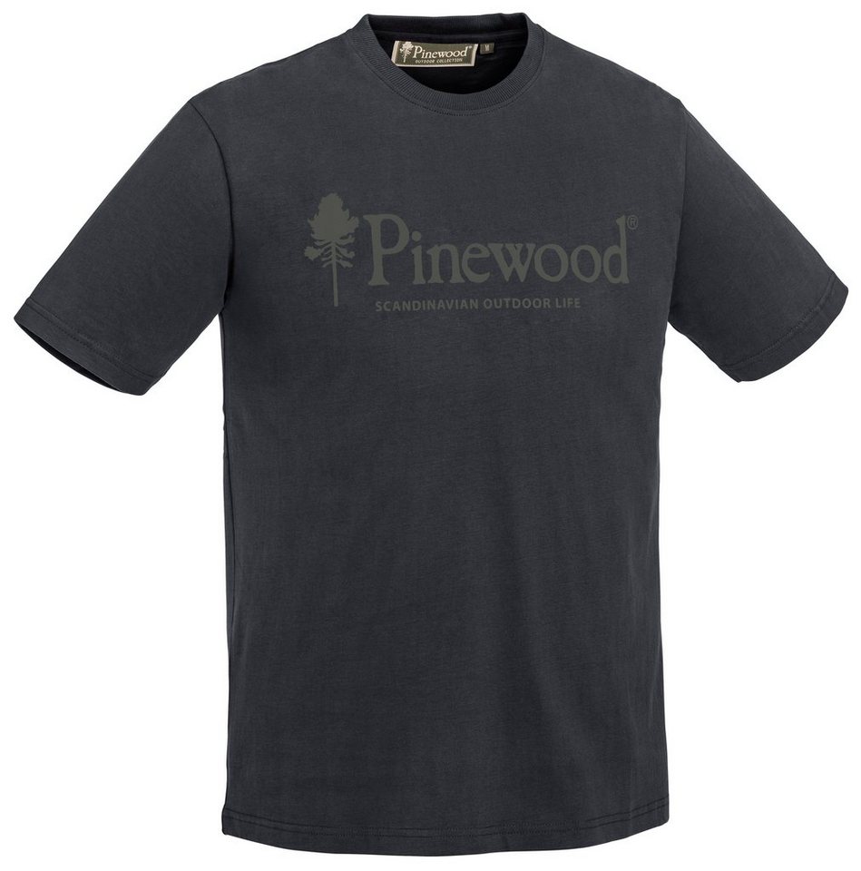 Pinewood T-Shirt OUTDOOR LIFE CS MEN T-Shirt mit Print aus Organic Cotton, auch in Großen Größen von Pinewood