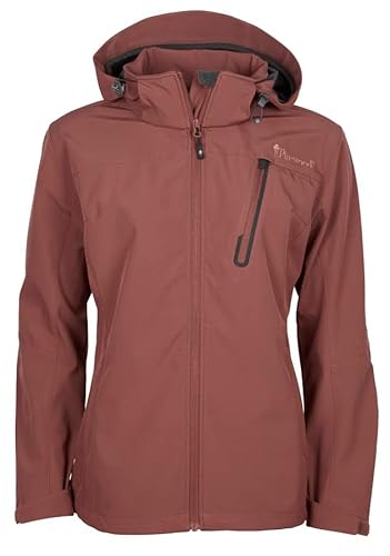 Pinewood Wilda Stretch Shell Damenjacke Marron Rose, S von Pinewood