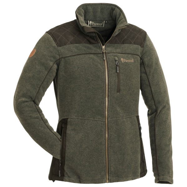 Pinewood - Women's Diana Exclusive Fleece Jacket - Fleecejacke Gr XS oliv von Pinewood