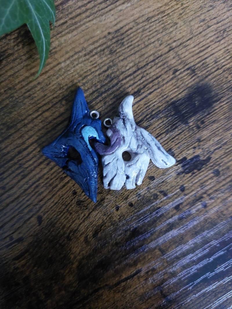 Kindred Schaf Und Wolf Anhänger von PineyCraft