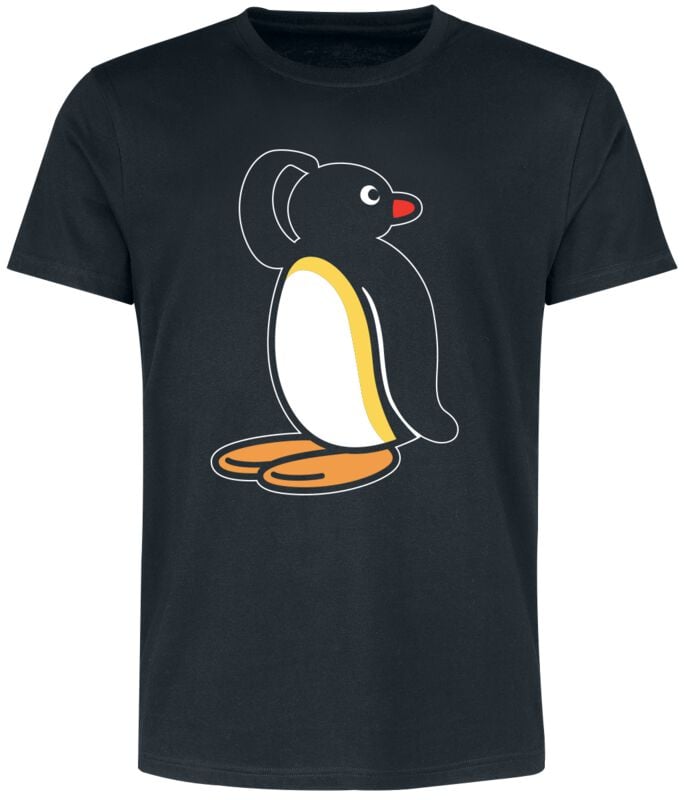 Pingu T-Shirt - Retro - Hmmmhh? - L bis 3XL - für Männer - Größe XL - schwarz  - EMP exklusives Merchandise! von Pingu