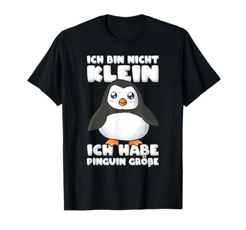 Pinguin I'm Not Short I'm Penguin Size Damen Mädchen T-Shirt von Pinguin I'm Not Short I'm Penguin Size Damen