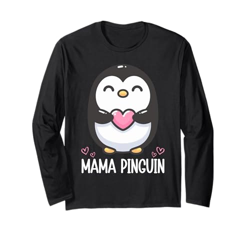 Best Mom Ever Süßes Pinguin Mama Muttertag Penguin Mom Langarmshirt Best Mom Ever Süßes Pinguin Mama Muttertag Penguin Mom Langarmshirt von Pinguin Mama Mutter Geschenke Muttertag