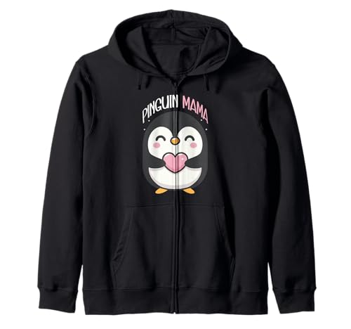 Pinguin Mama Muttertag Süßes Penguin Mom Pinguine Kapuzenjacke Pinguin Mama Muttertag Süßes Penguin Mom Pinguine Kapuzenjacke von Pinguin Mama Mutter Geschenke Muttertag