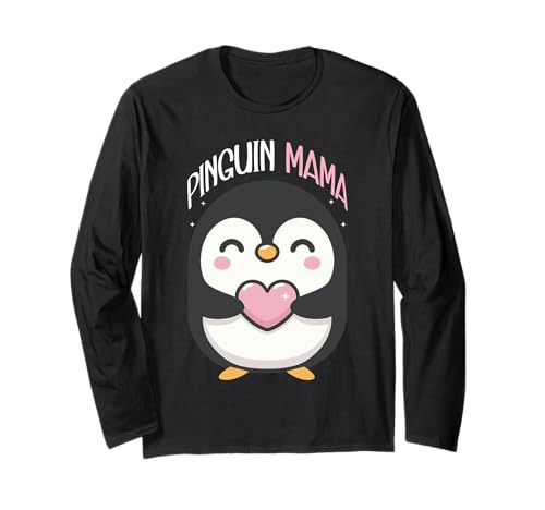 Pinguin Mama Muttertag Süßes Penguin Mom Pinguine Langarmshirt Pinguin Mama Muttertag Süßes Penguin Mom Pinguine Langarmshirt von Pinguin Mama Mutter Geschenke Muttertag