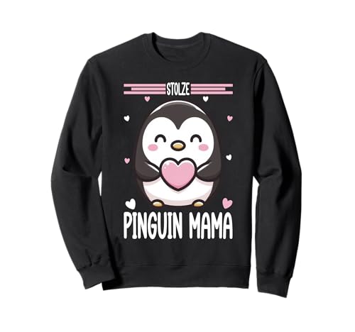 Stolze Pinguin Mama Muttertag Süßes Penguin Mom Sweatshirt Stolze Pinguin Mama Muttertag Süßes Penguin Mom Sweatshirt von Pinguin Mama Mutter Geschenke Muttertag