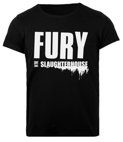Fury In The Slaughterhouse 2023 Damen Schwarz T-Shirt Damen T-Shirt Regular von Pinitotee