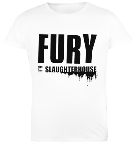 Fury In The Slaughterhouse 2023 Damen Weißes T-Shirt Damen T-Shirt Regular von Pinitotee