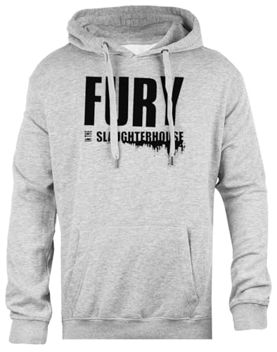 Fury In The Slaughterhouse 2023 Unisex-Kapuzenpullover In Grau Mit Normaler Passform von Pinitotee