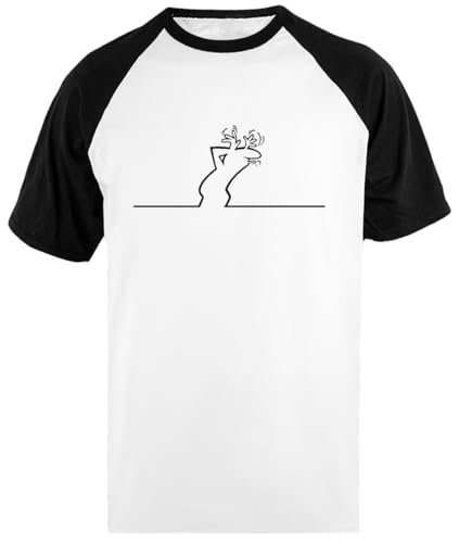 La Linea Tri Blend Unisex-Baseball-T-Shirt Mit Kurzen Ärmeln von Pinitotee