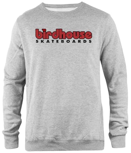 Pinitotee Birdhouse Skateboards Unisex-Pullover Mit Rundhalsausschnitt In Grau von Pinitotee