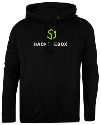 Pinitotee Hack The Box Schwarzer Unisex-Pullover, Normaler Kapuzenpullover von Pinitotee