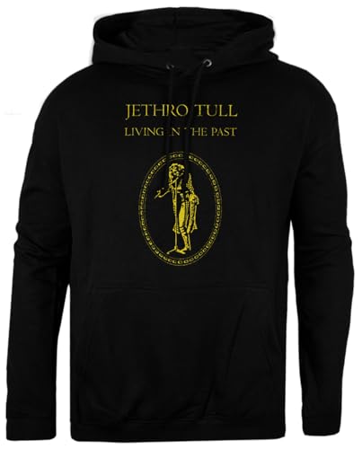 Pinitotee Jethro Tull Living In The Past Schwarzer Unisex-Pullover, Normaler Kapuzenpullover von Pinitotee