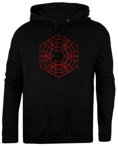 Pinitotee Logo Signalis Schwarzer Unisex-Pullover, Normaler Kapuzenpullover von Pinitotee