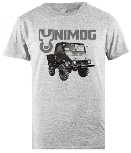 Unimog Oldschool Herren Grau T-Shirt Herren T-Shirt Regular von Pinitotee