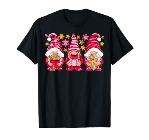 Rosa Weihnachten DREI Zwerge Frohe Weihnachten Männer Frauen Kinder T-Shirt Rosa Weihnachten DREI Zwerge Frohe Weihnachten Männer Frauen Kinder T-Shirt von Pink Christmas Three Gnomes Merry Christmas Pajama