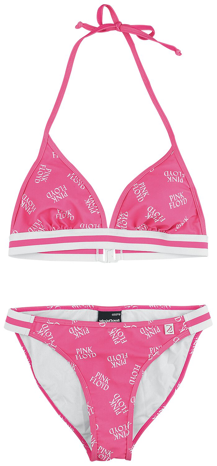 Pink Floyd Bikini-Set - EMP Signature Collection - S bis XXL - für Damen - Größe L - pink/weiß  - EMP exklusives Merchandise! von Pink Floyd