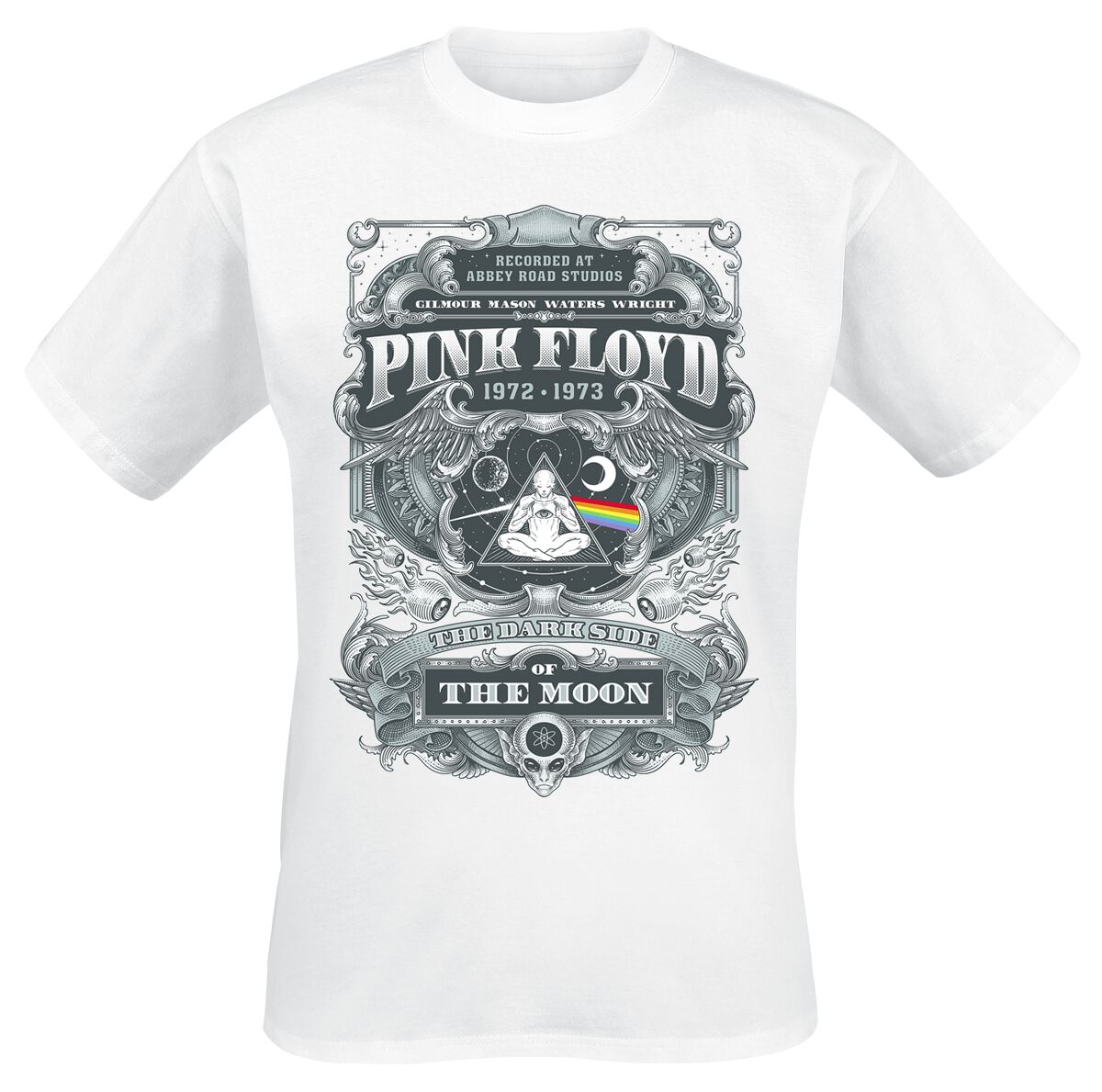 Pink Floyd DSOTM 1972 T-Shirt weiß in S von Pink Floyd