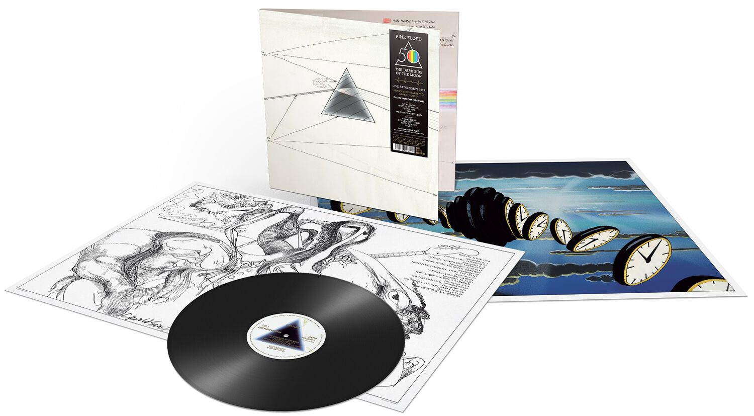 Pink Floyd Dark Side Of The Moon - Live at Wembley 1974 LP multicolor von Pink Floyd