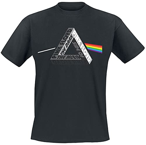Pink Floyd Escher Männer T-Shirt schwarz L 100% Baumwolle Band-Merch, Bands von Pink Floyd