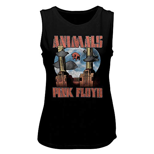 Pink Floyd - - Frauen Tiere Muscle Tank Top, XX-Large, Black von Pink Floyd