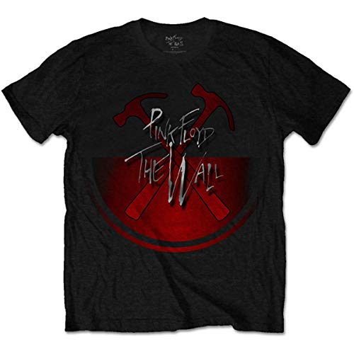 Pink Floyd Herren The Wall Oversized Hammers T-Shirt, Schwarz (Black Black), X-Large von Pink Floyd