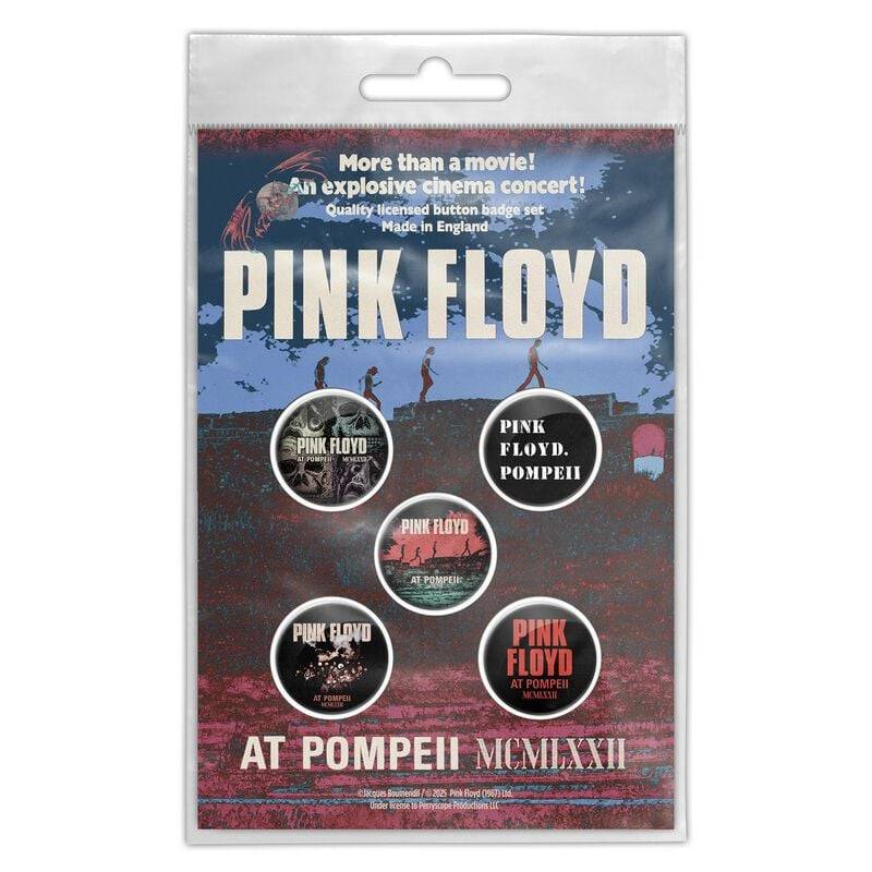 Pink Floyd Live In Pompeii Button multicolor von Pink Floyd