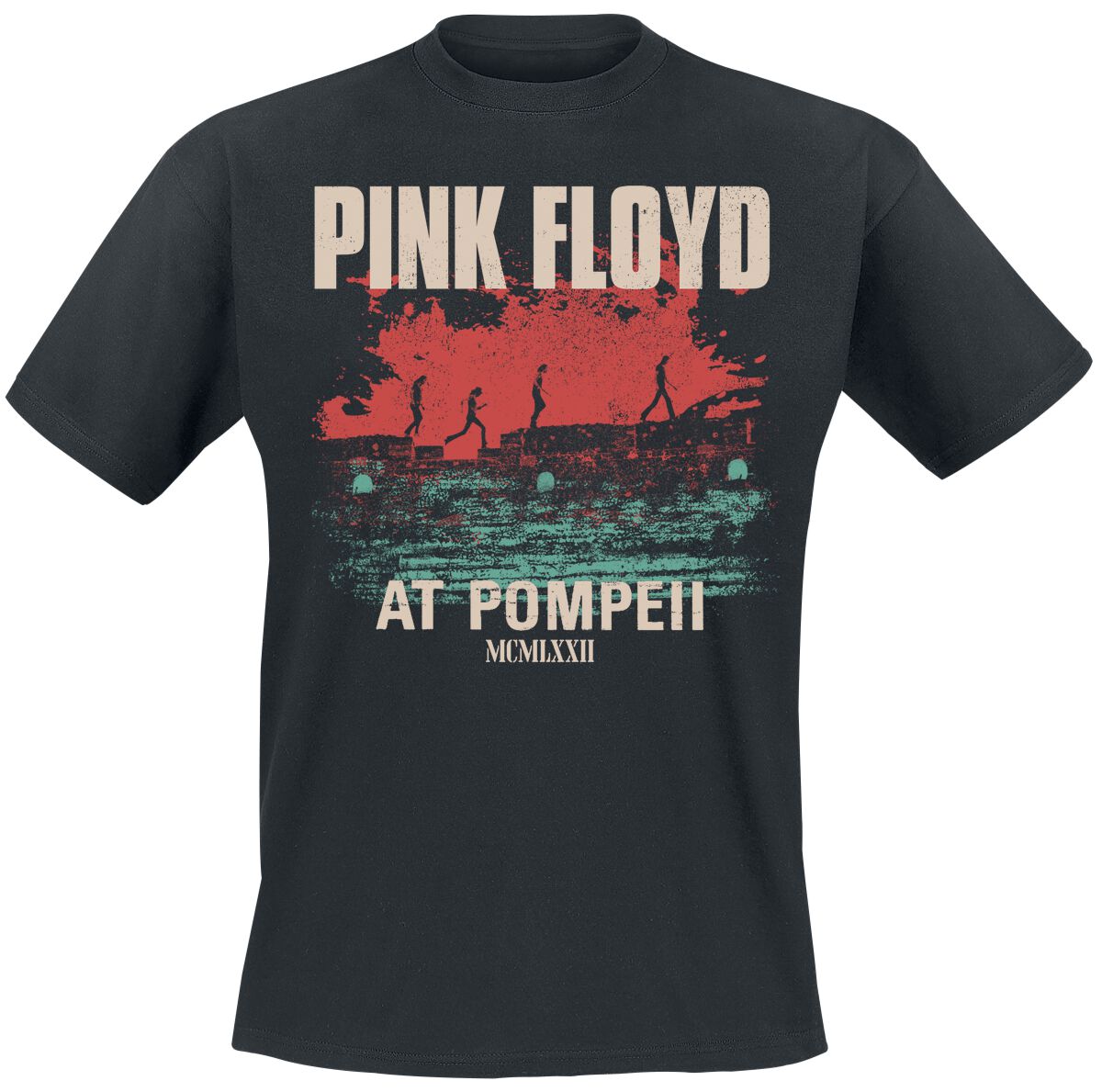 Pink Floyd Pompeii Album Cover T-Shirt schwarz in L von Pink Floyd