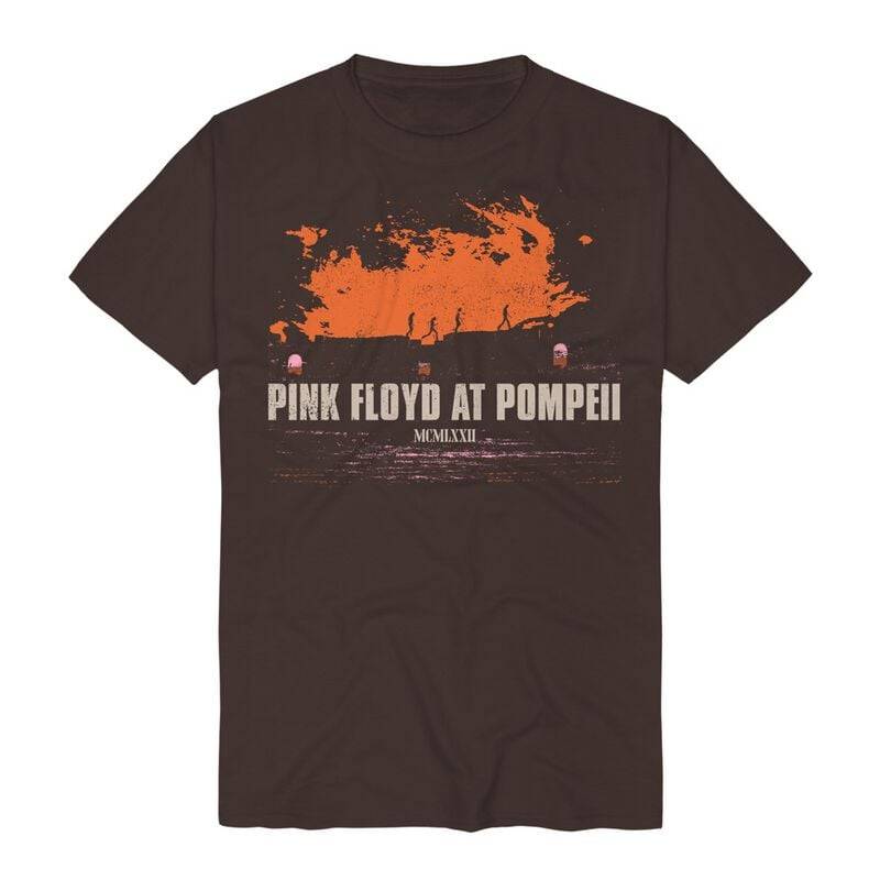 Pink Floyd Pompeii Album Cover Widescreen T-Shirt braun in XXL von Pink Floyd