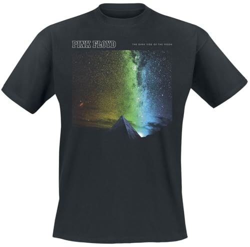 Pink Floyd Pyramid Colors Männer T-Shirt schwarz XXL 100% Baumwolle Band-Merch, Bands von Pink Floyd